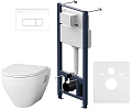 Комплект унитаза AM.PM Spirit V2.0 FlashClean IS48001.701738с инсталляцией, сиденьем микролифт и клавишей смыва Комплект унитаза AM.PM Spirit V2.0 FlashClean IS48001.701738с инсталляцией, сиденьем микролифт и клавишей смыва
