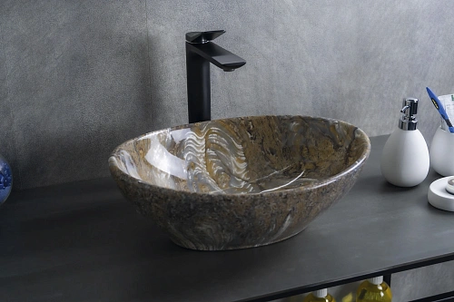 Раковина Gid Mnc138T 54472 накладная под камень глянцевая 41x34x15 Раковина Gid Mnc138T 54472 накладная под камень глянцевая 41x34x15