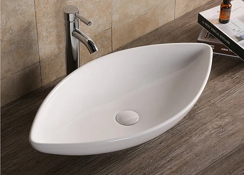 Раковина Ceruttispa CR7093A 700х375х140 накладная, белая, лодочка Раковина Ceruttispa CR7093A 700х375х140 накладная, белая, лодочка