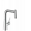 Смеситель для кухни hansgrohe Metris 14834000 Смеситель для кухни hansgrohe Metris 14834000