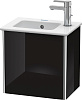 Картинка анонса товара «тумба под раковину duravit xsquare xs4170r4040 подвесная 41 см черный глянцевый»