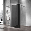 Картинка анонса товара «душевая перегородка vinceawalk-in vsw-1h110cgb, 1100x2000, черный, стекло тонированное»