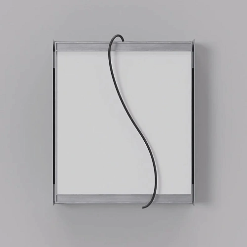 Зеркальный шкаф ArtDecco Elysian Reflect 60 AER06070MC в алюминиевой раме, с подсветкой Зеркальный шкаф ArtDecco Elysian Reflect 60 AER06070MC в алюминиевой раме, с подсветкой