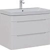 Тумба под раковину Aquanet София 80 белый глянец (2 ящика) 00274002 Тумба под раковину Aquanet София 80 белый глянец (2 ящика) 00274002