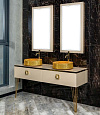 Столешница Armadi Art прямое стекло 140cм Cветло-Золотой 853-140-Light Gold Столешница Armadi Art прямое стекло 140cм Cветло-Золотой 853-140-Light Gold