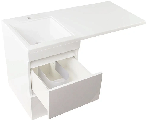Тумба под раковину Style Line Даллас 100 люкс PLUS эмаль белый СС-00002349 Тумба под раковину Style Line Даллас 100 люкс PLUS эмаль белый СС-00002349