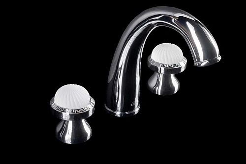 Смеситель для раковины Boheme SATINE хром 277-ST на 3 отверстия Смеситель для раковины Boheme SATINE хром 277-ST на 3 отверстия