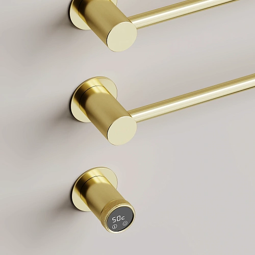 Полотенцесушитель электрический SANCOS Linea SC14001BG встраиваемый брашированное золото Полотенцесушитель электрический SANCOS Linea SC14001BG встраиваемый брашированное золото