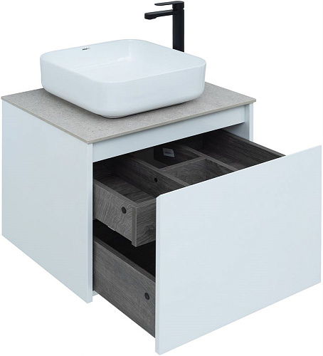 Тумба под раковину Aquanet Nova Lite 60 белый (1 ящик) 00242574 Тумба под раковину Aquanet Nova Lite 60 белый (1 ящик) 00242574