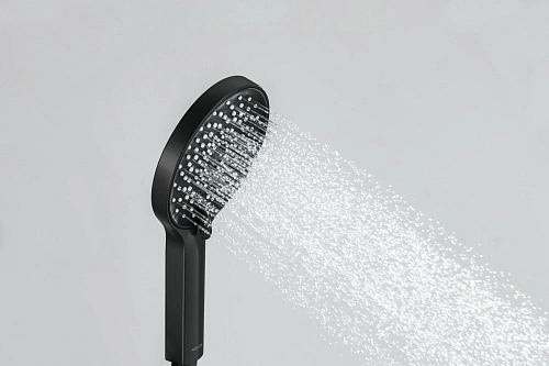 Душевая лейка Aquatek Лугано AQ2201MB черный матовый Душевая лейка Aquatek Лугано AQ2201MB черный матовый