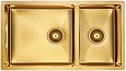 Кухонная мойка Paulmark AXEL PM227844-BG брашированное золото 780х440мм Кухонная мойка Paulmark AXEL PM227844-BG брашированное золото 780х440мм