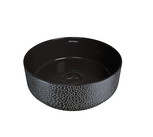Раковина GROSSMAN Color GR-5010BBL (355x355x115) черная Раковина GROSSMAN Color GR-5010BBL (355x355x115) черная