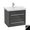 Картинка анонса товара «тумба под раковину villeroy &amp; boch avento a88900b3 (a889 00 b3) crystal black»
