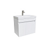 Тумба с раковиной Iddis Zodiac 60 см (ZOD6CD0i95K) подвесная с дверцами, белая Тумба с раковиной Iddis Zodiac 60 см (ZOD6CD0i95K) подвесная с дверцами, белая