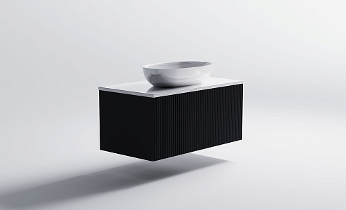 Тумба с раковиной Astra-Form М-40 1000 мм 03200063ral7024+05050009+04010016+волна вертикальная темно-серый (RAL7024 матовый) Тумба с раковиной Astra-Form М-40 1000 мм 03200063ral7024+05050009+04010016+волна вертикальная темно-серый (RAL7024 матовый)