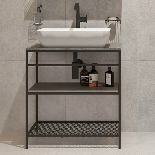 Консоль с раковиной STWORKI Нюборг 70 напольная 480827 Консоль с раковиной STWORKI Нюборг 70 напольная 480827