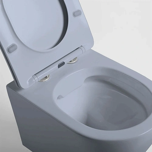 Унитаз подвесной Vincea Globo VT1-14SMO безободковый, цвет океан мат., ультратонкое сиденье soft-clo Унитаз подвесной Vincea Globo VT1-14SMO безободковый, цвет океан мат., ультратонкое сиденье soft-clo