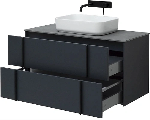 Тумба под раковину Allen Brau Reality 100 1.32007.AM антрацит матовый Тумба под раковину Allen Brau Reality 100 1.32007.AM антрацит матовый