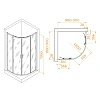 Душевой уголок RGW PA-52B 900x900 мм 03085299-14 черный Easy Clean Душевой уголок RGW PA-52B 900x900 мм 03085299-14 черный Easy Clean