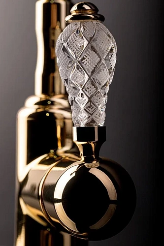 Смеситель для раковины Boheme CRYSTAL бронза (одноручковый) 302-CRST Смеситель для раковины Boheme CRYSTAL бронза (одноручковый) 302-CRST