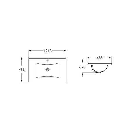 Раковина Vincea VBS-13120MB керамическая, цвет черный матовый Раковина Vincea VBS-13120MB керамическая, цвет черный матовый