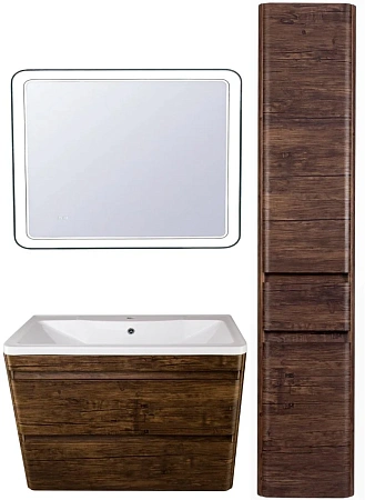 Тумба под раковину Style Line Атлантика 90, Люкс старое дерево, PLUS СС-00002209 Тумба под раковину Style Line Атлантика 90, Люкс старое дерево, PLUS СС-00002209