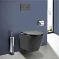 Унитаз подвесной Vincea Piatti VT1-11SMA, цвет антрацит матовый, ультратонкое soft-close сиденье Унитаз подвесной Vincea Piatti VT1-11SMA, цвет антрацит матовый, ультратонкое soft-close сиденье