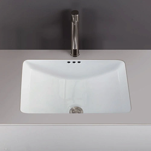 Раковина BelBagno BB1006 керамическая встраиваемая снизу 530x370 белый Раковина BelBagno BB1006 керамическая встраиваемая снизу 530x370 белый