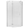 Картинка анонса товара «душевой уголок new trendy new azura l (l) 100x80x195 k-0563 (хром)»