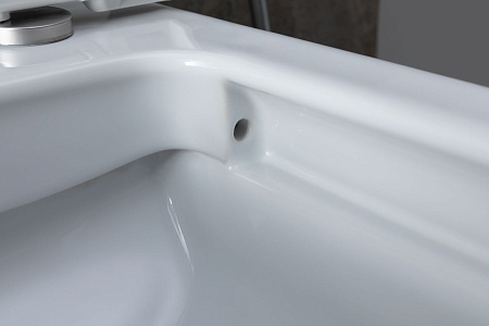 Чаша напольного унитаза Allen Brau Infinity 4.21012.20 с крышкой, белый глянец