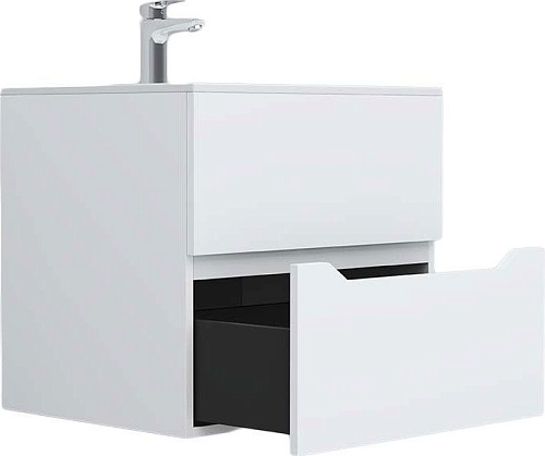 Тумба с раковиной AM.PM Tender 60 напольная, белый глянец M45A-FSX0602-WC0602WG Тумба с раковиной AM.PM Tender 60 напольная, белый глянец M45A-FSX0602-WC0602WG
