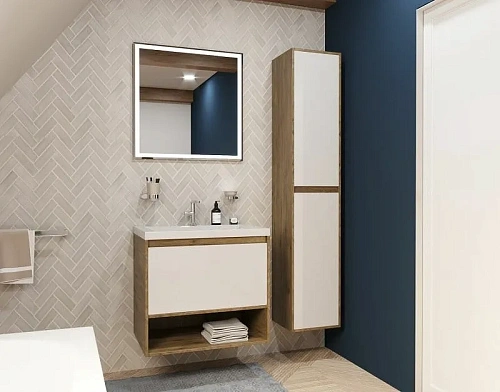 Шкаф-пенал Эстет Monaco Wood ФР-00010690 подвесной, правый 350х350х1748 Шкаф-пенал Эстет Monaco Wood ФР-00010690 подвесной, правый 350х350х1748