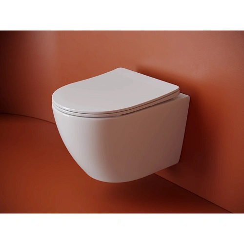 Унитаз подвесной Ceramica Nova Uno CN11001T белый смыв торнадо 490x360x360 Унитаз подвесной Ceramica Nova Uno CN11001T белый смыв торнадо 490x360x360