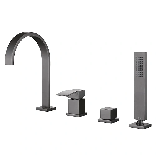 Смеситель на борт ванны ABBER Wasserfall AF8613NG никель Смеситель на борт ванны ABBER Wasserfall AF8613NG никель