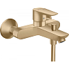 Картинка анонса товара «смеситель для ванны hansgrohe talis e 71740140, шлифованная бронза»