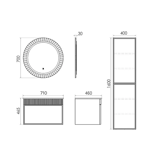 Тумба с раковиной Comforty Мадрид-70 00-00020643 серый шелк раковина Comforty 70E Тумба с раковиной Comforty Мадрид-70 00-00020643 серый шелк раковина Comforty 70E