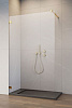 Картинка анонса товара «душевая перегородка radaway essenza pro 8 gold walk-in 140x200 прозрачное 8 мм 1012140-09-01»
