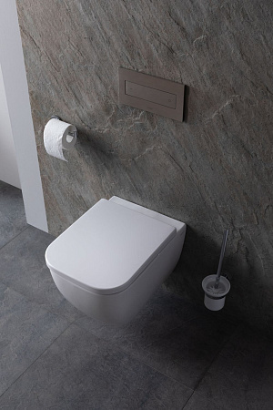 Унитаз подвесной Allen Brau Infinity 4.21004.20 с крышкой, белый глянец