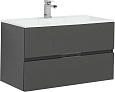 Тумба под раковину Aquanet Алвита 90 серый антрацит 00240111 Тумба под раковину Aquanet Алвита 90 серый антрацит 00240111