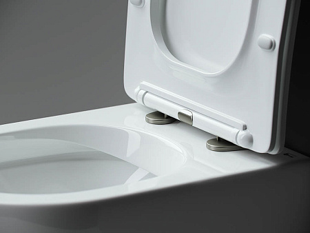 Комплект унитаза Ceramica Nova Metropol Rimless CN4002 c шумоизоляцией CN1000 инсталляцией Envision клавишей смыва Flat черный матовый и креплениями CN1002B