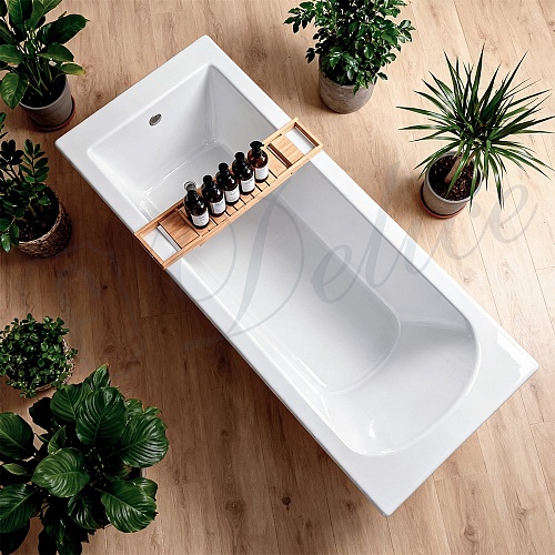 Ванна из искусственного камня Delice Scandi 180х70 DLR330029-G глянцевая Ванна из искусственного камня Delice Scandi 180х70 DLR330029-G глянцевая