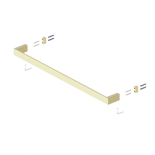 Полотенцедержатель Timo Petruma 15253/17 золото матовое Полотенцедержатель Timo Petruma 15253/17 золото матовое
