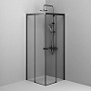 Душевой уголок AM.PM X-Joy W94G-403-8080-BT1K раздвижные двери 80x80 профиль черный матовый, стекло прозрачное Душевой уголок AM.PM X-Joy W94G-403-8080-BT1K раздвижные двери 80x80 профиль черный матовый, стекло прозрачное