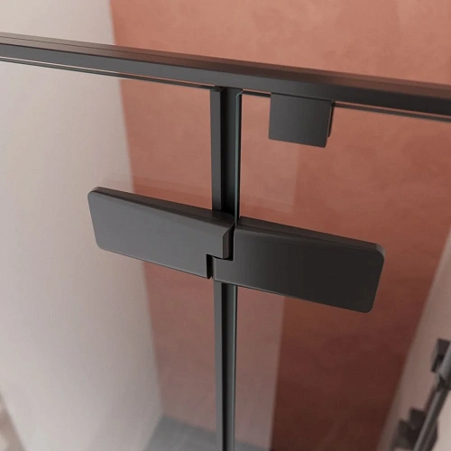 Душевая дверь CEZARES LINER-B-12-90-C-NERO-L 90см стекло прозрачное, профиль черный Душевая дверь CEZARES LINER-B-12-90-C-NERO-L 90см стекло прозрачное, профиль черный