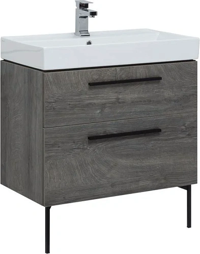 Комплект мебели Aquanet Nova 75 дуб рошелье (2 ящика) 00243251 Комплект мебели Aquanet Nova 75 дуб рошелье (2 ящика) 00243251