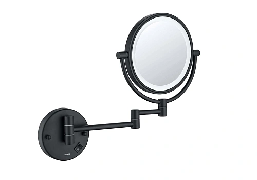 Зеркало косметическое Aquatek AQ4912MB черный матовый Зеркало косметическое Aquatek AQ4912MB черный матовый