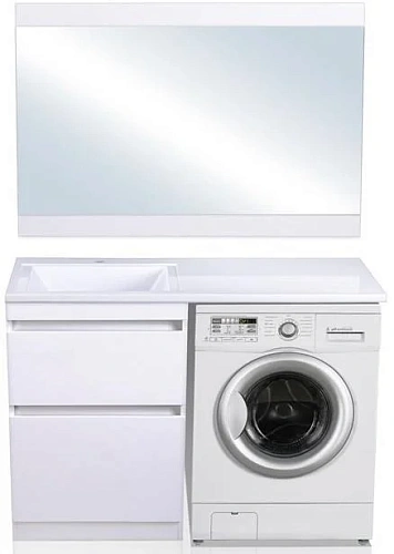 Зеркало Style Line Даллас 120, Люкс белое СС-00000393 Зеркало Style Line Даллас 120, Люкс белое СС-00000393