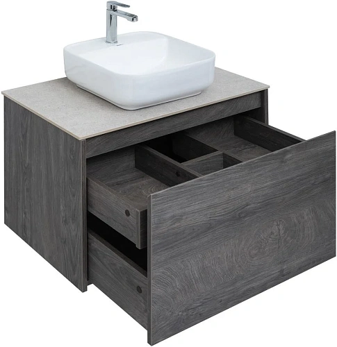 Тумба под раковину Aquanet Nova Lite 75 дуб рошелье (1 ящик) 00242274 Тумба под раковину Aquanet Nova Lite 75 дуб рошелье (1 ящик) 00242274