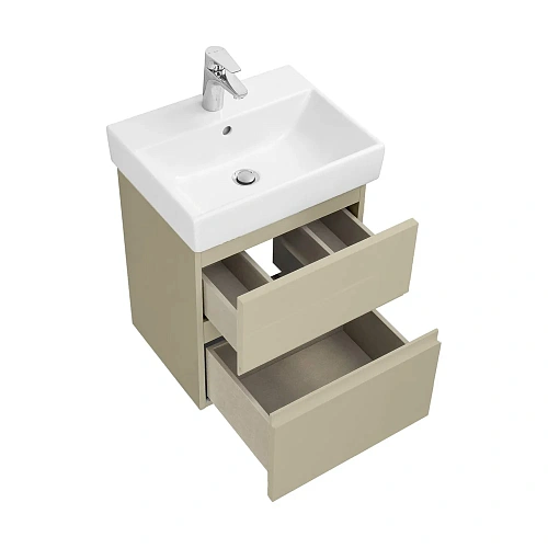 Тумба под раковину Roca Oleta 50 капучино, 2 ящика, A857638515 Тумба под раковину Roca Oleta 50 капучино, 2 ящика, A857638515