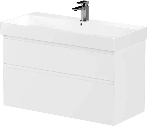 Тумба под раковину Allen Brau Infinity 100 1.210027.WM белый матовый Тумба под раковину Allen Brau Infinity 100 1.210027.WM белый матовый